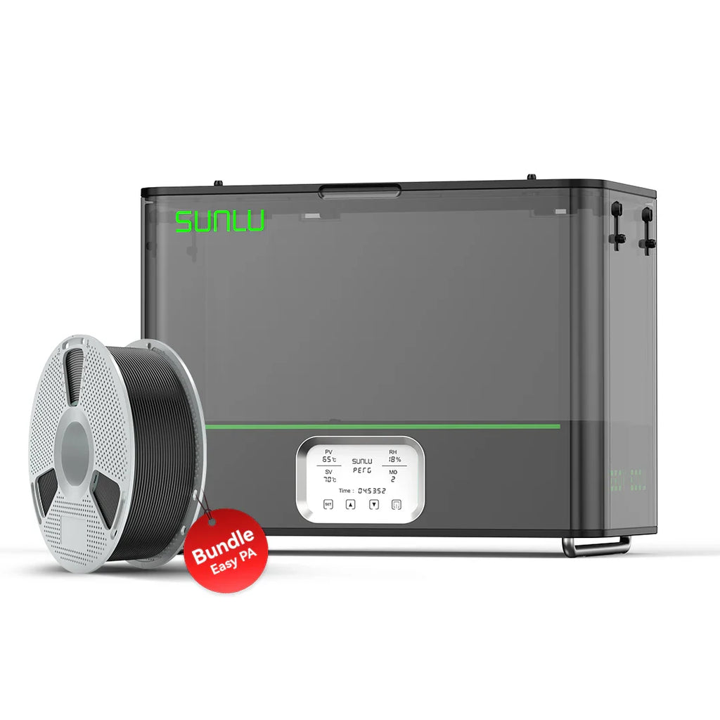 SUNLU FilaDryer E2, Up to 110℃, Professional Drying and Annealing, Born for Engineering 3D Printing Filaments