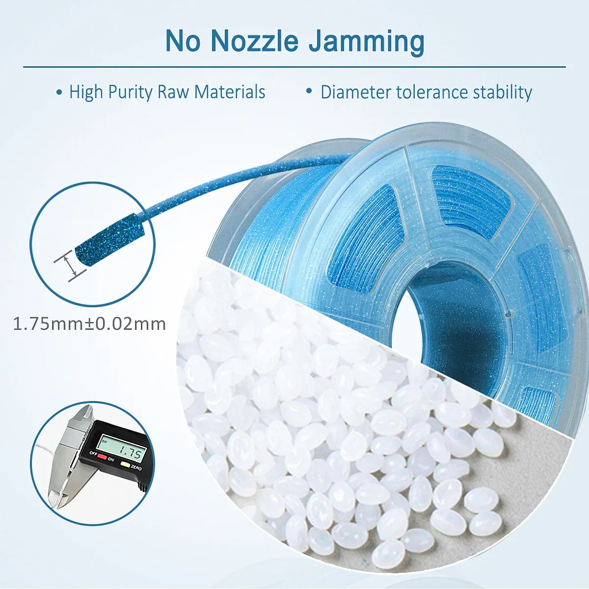 [MOQ: 3KG] Twinkling 3D Printer PLA Filament 1KG