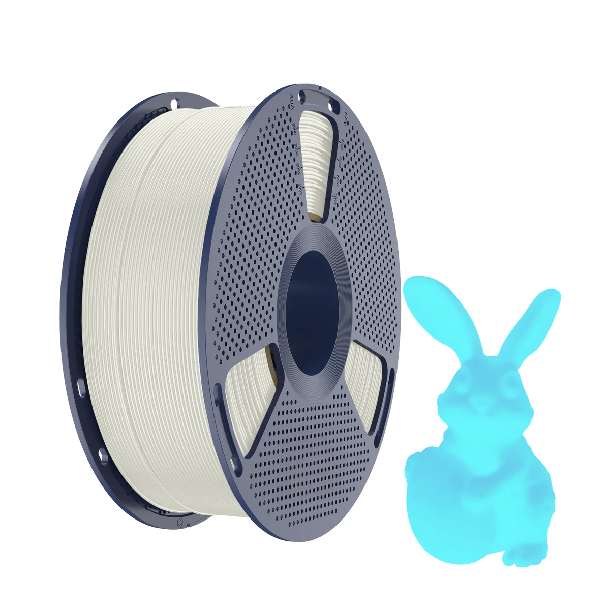 [MOQ: 3KG] PETG Glow in The Dark (Luminous) 3D Printer Filament 1KG