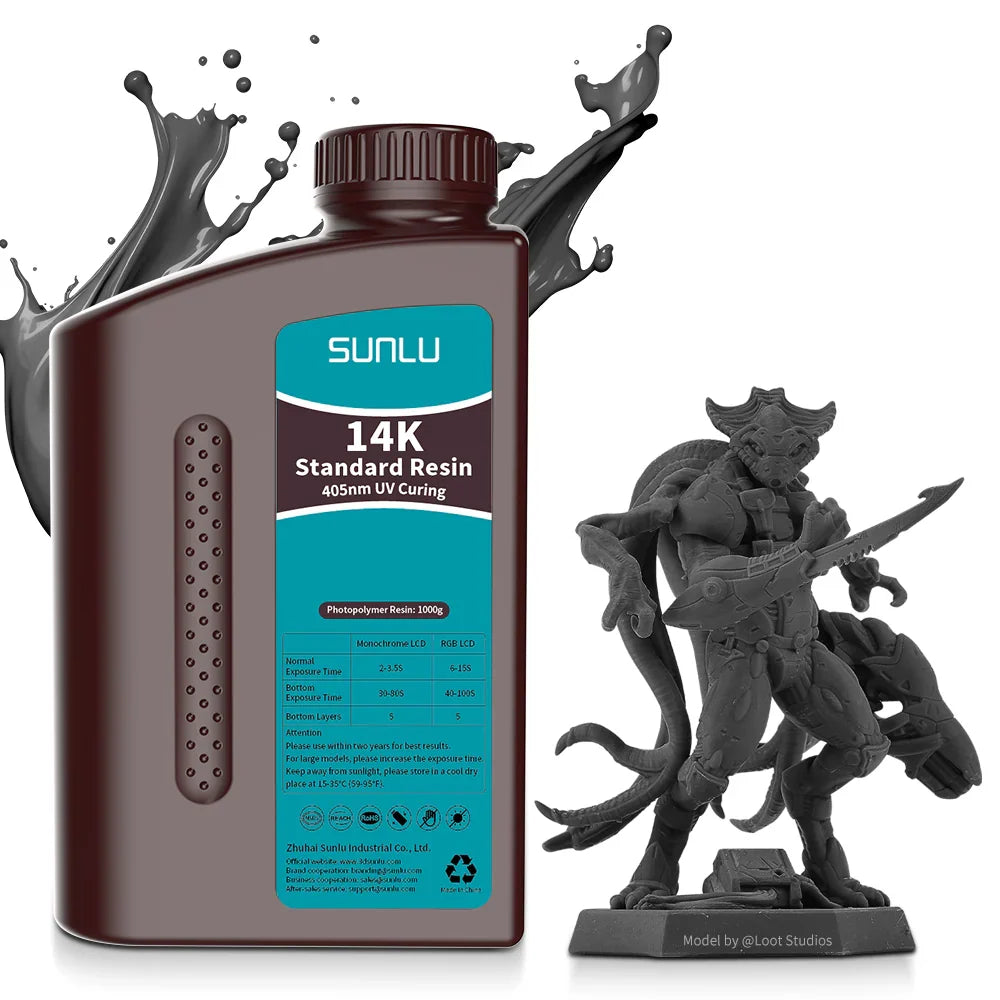 [MOQ: 5 Bottles] 14K Standard Resin and Redwax Resin 1000g
