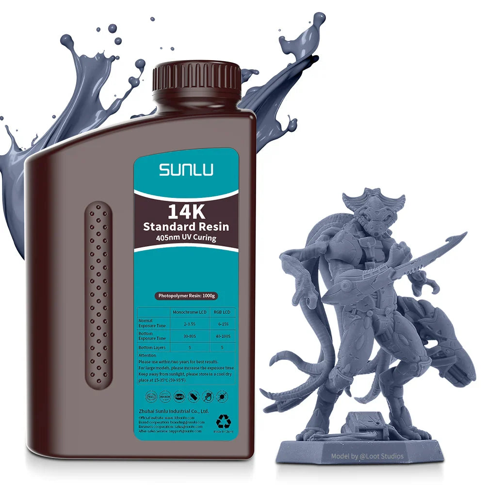 [MOQ: 5 Bottles] 14K Standard Resin and Redwax Resin 1000g
