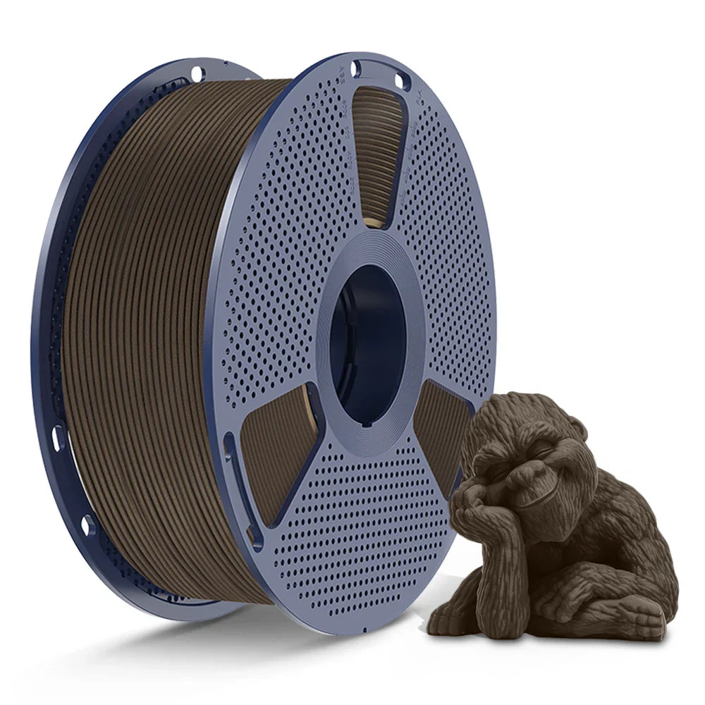 [MOQ: 3KG] Optimized Wood PLA 3D Printer Filament 1KG, Optimized and Upgraded Wood Texture